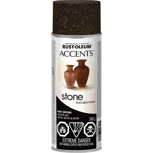 Accents&reg; Stone Creations Spray Paint, Aerosol Can, Mineral Brown Helyx Safety & Industrial Supplies