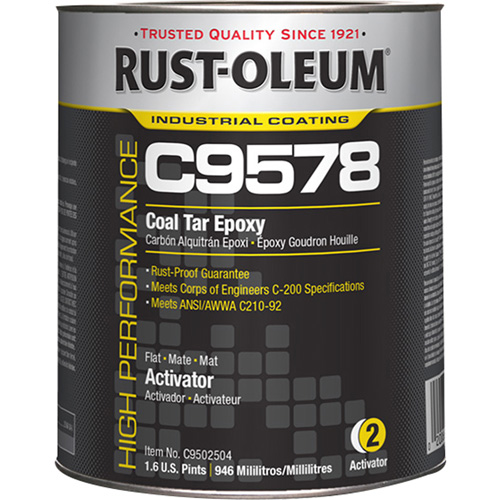 C9578 System Coal Tar High Solids Epoxy Activator, 0.2 gal., Pail Helyx Safety & Industrial Supplies