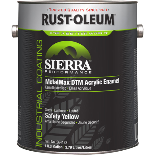&eacute;mail acrylique DTM Sierra Performance MetalMax Plus, Gallon, Jaune Helyx Safety & Industrial Supplies