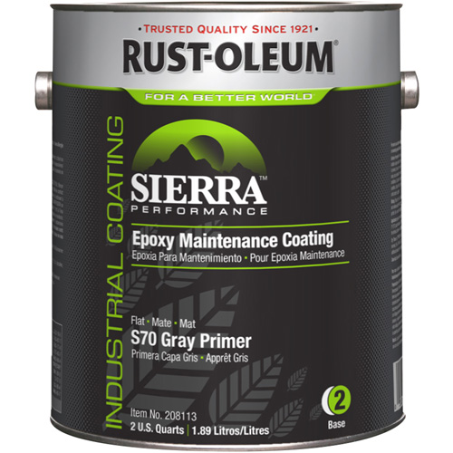 Sierra Performance S70/S71 Water-Based Epoxy Acrylic Primer, Gallon, Grey Helyx Safety & Industrial Supplies