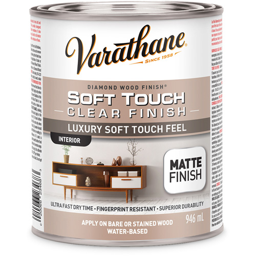Varathane&reg; Diamond Wood Finish&reg; Coating, 946 ml, Clear, Matte Helyx Safety & Industrial Supplies