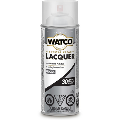 Laque pour bois Watco, 319 g, Transparent, Brillant Helyx Safety & Industrial Supplies