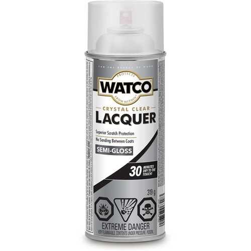 Laque pour bois Watco, 319 g, Transparent, Semi-brillant Helyx Safety & Industrial Supplies