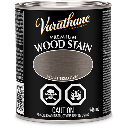 Teinture pour le bois de qualit&eacute; sup&eacute;rieure Varathane, 946 ml, Gris vieilli Helyx Safety & Industrial Supplies