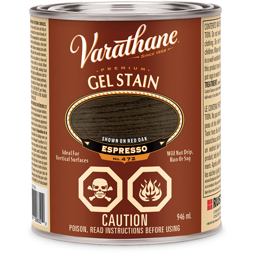 Teinture en gel de qualit&eacute; sup&eacute;rieure Varathane, 946 ml, Espresso Helyx Safety & Industrial Supplies