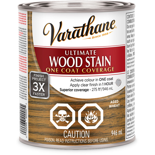 Teinture pour le bois ultime Varathane, 946 ml, Bl&eacute; vieilli Helyx Safety & Industrial Supplies