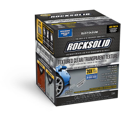 RockSolid&reg; Top Coat, Satin/Textured, Clear Helyx Safety & Industrial Supplies