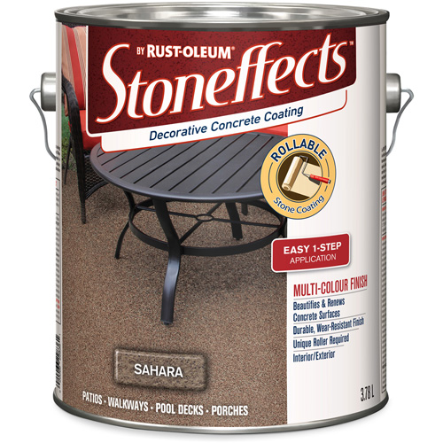 Stoneffects Decorative Concrete Coating, 3.78 L, Textured, Beige Helyx Safety & Industrial Supplies