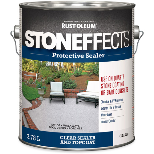 Stoneffects Protective Concrete Sealer, 3.78 L, Water-Based, Transparent, Clear Helyx Safety & Industrial Supplies