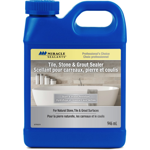 Scellant pour carreaux, pierres et coulis Miracle Sealants, Cruche Helyx Safety & Industrial Supplies