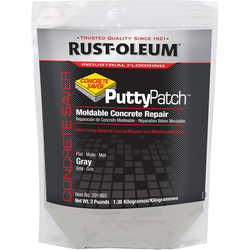Mat&eacute;riau de ragr&eacute;age Concrete Saver Putty Patch, Sac, Gris Helyx Safety & Industrial Supplies