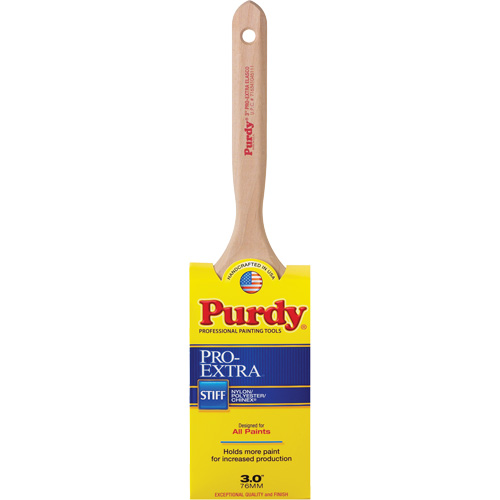 Pro-Extra Elasco Paint Brush, Blended Material, Wood Handle, 3" Width Helyx Safety & Industrial Supplies