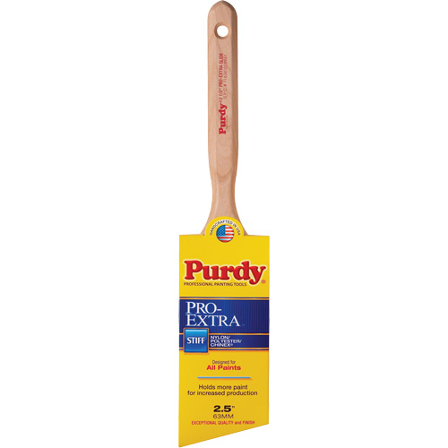 Pro-Extra Glide Paint Brush, Blended Material, Wood Handle, 2-1/2" Width Helyx Safety & Industrial Supplies