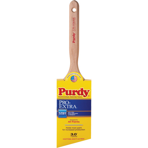 Pro-Extra Glide Paint Brush, Blended Material, Wood Handle, 3" Width Helyx Safety & Industrial Supplies