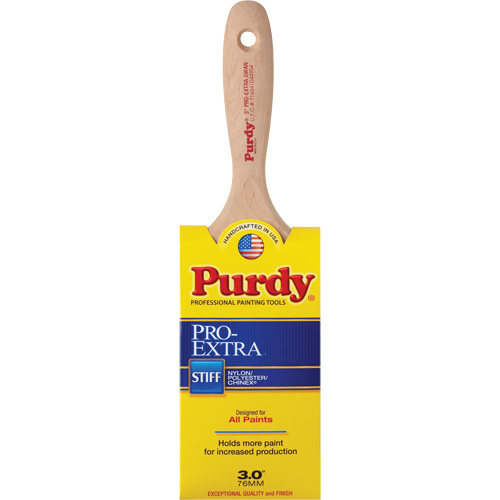 Pinceau Pro-Extra Swan, Mat&eacute;riau m&eacute;lang&eacute;, Manche Bois, Largeur de 3" Helyx Safety & Industrial Supplies