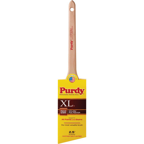 XL Dale Paint Brush, Poly/Nylon, Wood Handle, 2-1/2" Width Helyx Safety & Industrial Supplies