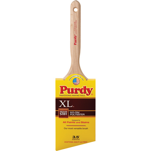 XL Glide Paint Brush, Poly/Nylon, Wood Handle, 3-1/2" Width Helyx Safety & Industrial Supplies