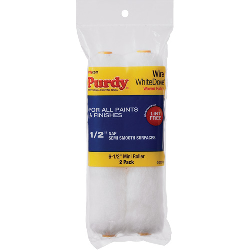 Dove Wire Mini Roller, 12.7 mm (1/2") Nap, 165 mm (6-1/2") L Helyx Safety & Industrial Supplies