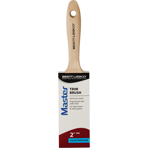 Pinceau pour garnitures Master, Poly/nylon, Manche Bois, Largeur de 2" Helyx Safety & Industrial Supplies