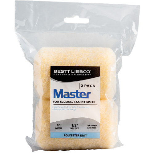 Master Trim and Traffic Roller Refill, 13 mm (1/2") Nap, 101.6 mm (4") L Helyx Safety & Industrial Supplies