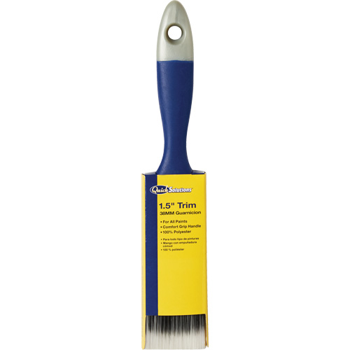 Pinceau &agrave; garniture Quick Solutions, Polyester, Manche Plastique, Largeur de 1-1/2" Helyx Safety & Industrial Supplies