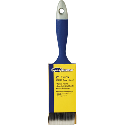 Quick Solutions Trim Brush, Polyester, Plastic Handle, 2" Width Helyx Safety & Industrial Supplies