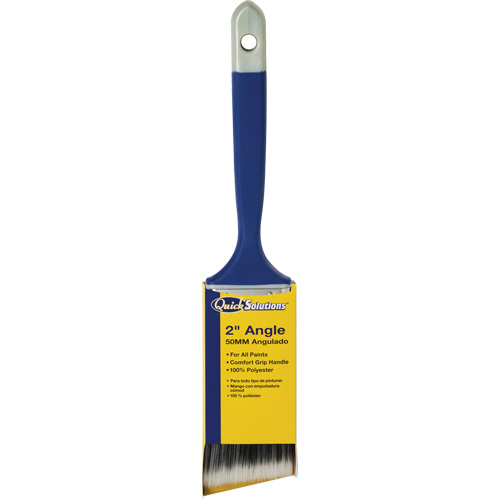 Pinceau &agrave; angle Quick Solutions, Polyester, Manche Plastique, Largeur de 2" Helyx Safety & Industrial Supplies