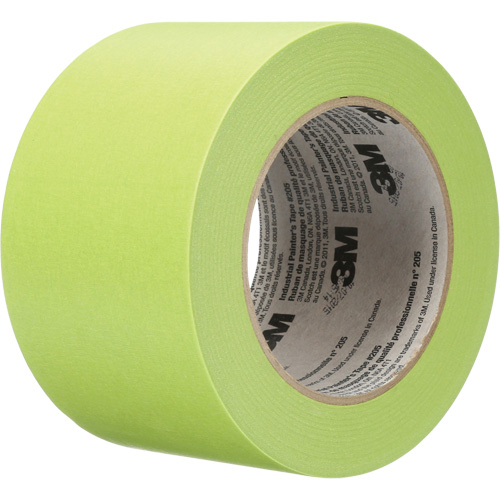 Industrial Painter's Tape 205, 72 mm (2-4/5") x 55 m (180'), Green Helyx Safety & Industrial Supplies