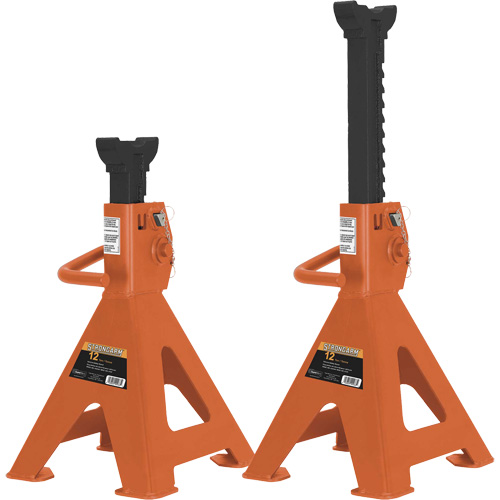 872B B&eacute;quilles de cric, Poign&eacute;e/rochet verrouillable, Capacit&eacute; de 12 tonne(s), 19-1/4" - 28-1/3" h Helyx Safety & Industrial Supplies