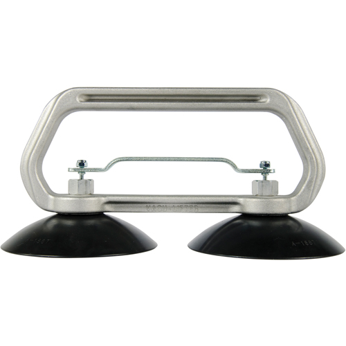 Appareils &agrave; ventouses - Ventouse double industrielle, 75 lb Capacit&eacute;, 5", Barre &agrave; tirer, 10" Longueur de la manche Helyx Safety & Industrial Supplies