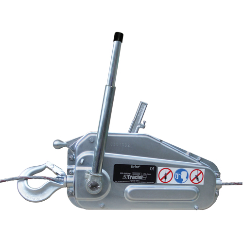 Tirfor&reg; Wire Rope Hoist - TU17, 5/16" Wire Diameter, 2000 lbs. (1 tons) Capacity Helyx Safety & Industrial Supplies