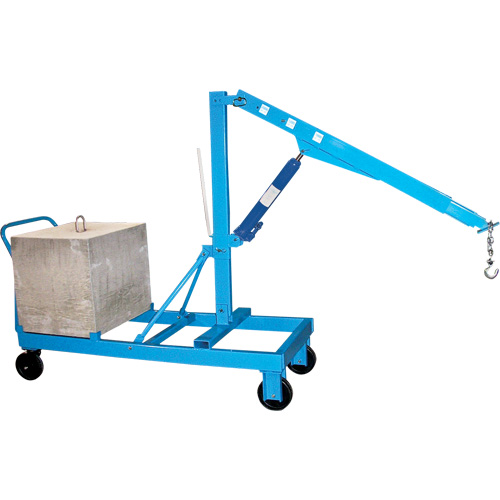 Potences de levage - Fl&egrave;che inverse, Lev&eacute;e 8', 2000 lb (1 tonne), 57" bras, 78" ha Helyx Safety & Industrial Supplies