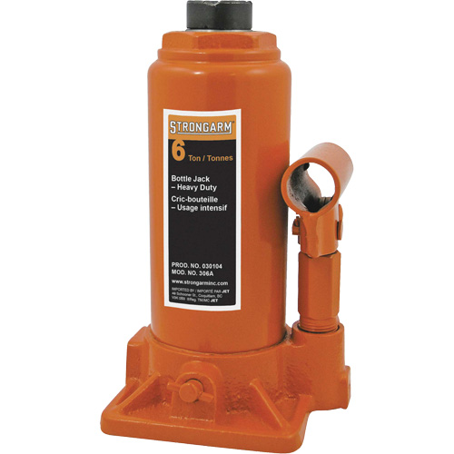 306A Bottle Jack, 6 Ton(s), 16" Raised Height Helyx Safety & Industrial Supplies