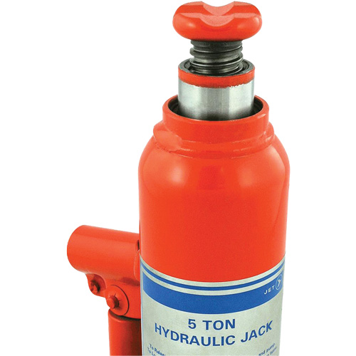 JHJ-5 Super Heavy-Duty Bottle Jack, 5 Ton(s), 15-3/8" Raised Height Helyx Safety & Industrial Supplies