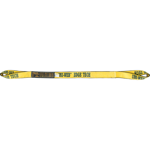 &eacute;lingue de levage en polyester, Pli Double, Oeillets renvers&eacute;s, Type 4, 2" la x 12' lo, Capacit&eacute; verticale 6200 lb Helyx Safety & Industrial Supplies