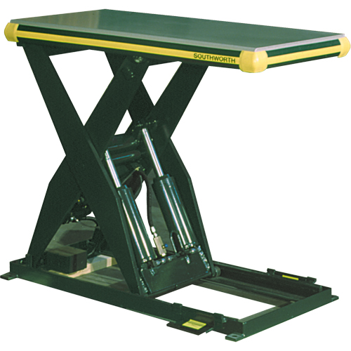 Table &eacute;l&eacute;vatrice hydraulique &agrave; ciseaux Backsaver, Acier, 48" lo x 36" la, Capacit&eacute; 4000 lb Helyx Safety & Industrial Supplies
