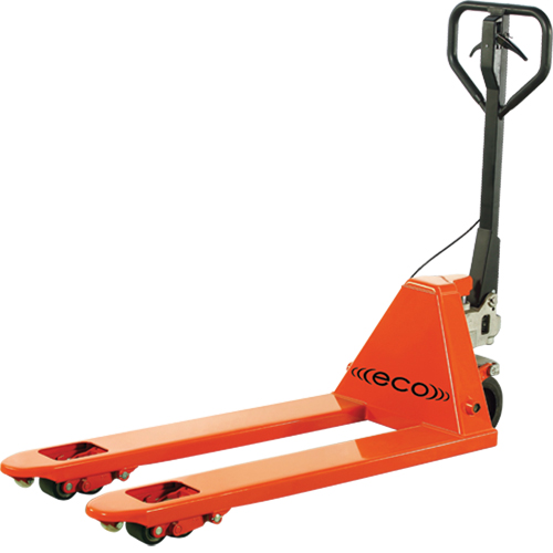 Transpalette &agrave; frein automobile ECO I-55, Acier, 48" lo x 27" la, Capacit&eacute; 5500 lb Helyx Safety & Industrial Supplies