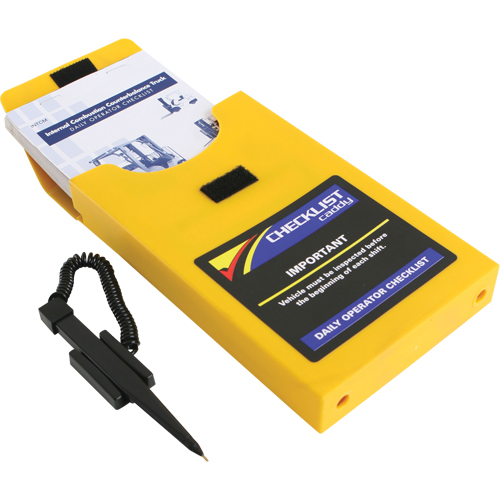 Trousse de liste de contr&ocirc;le pour chariot &eacute;l&eacute;vateur Helyx Safety & Industrial Supplies
