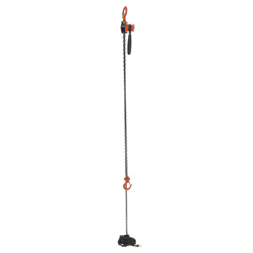 Mini palan &agrave; levier, Lev&eacute;e 15', Cabacit&eacute; 500 lb (0,25 tonne), Chaîne en Acier Helyx Safety & Industrial Supplies