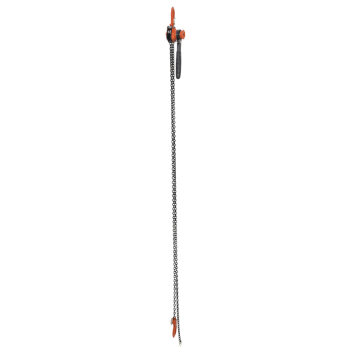 Mini Lever Hoist, 10' Lift, 1000 lbs. (0.5 tons) Capacity, Steel Chain Helyx Safety & Industrial Supplies