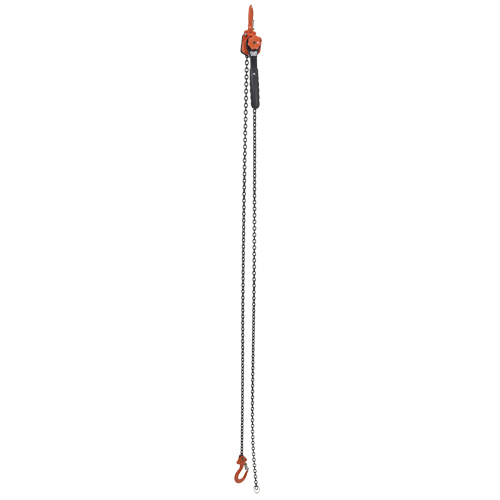 Mini Lever Hoist, 10' Lift, 1000 lbs. (0.5 tons) Capacity, Steel Chain Helyx Safety & Industrial Supplies