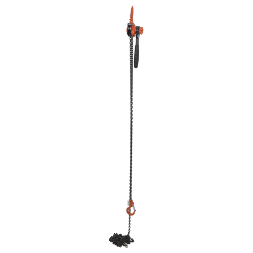 Mini Lever Hoist, 20' Lift, 1000 lbs. (0.5 tons) Capacity, Steel Chain Helyx Safety & Industrial Supplies