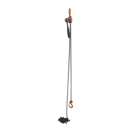 Mini Lever Hoist, 20' Lift, 1000 lbs. (0.5 tons) Capacity, Steel Chain Helyx Safety & Industrial Supplies