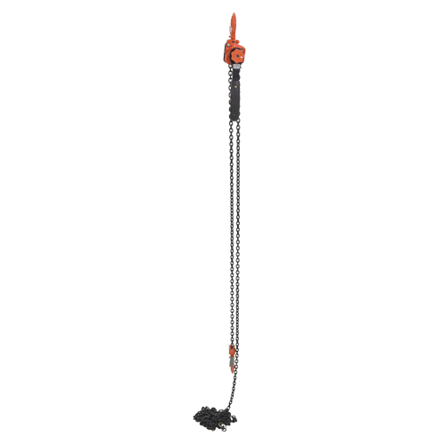 Mini Lever Hoist, 20' Lift, 1000 lbs. (0.5 tons) Capacity, Steel Chain Helyx Safety & Industrial Supplies