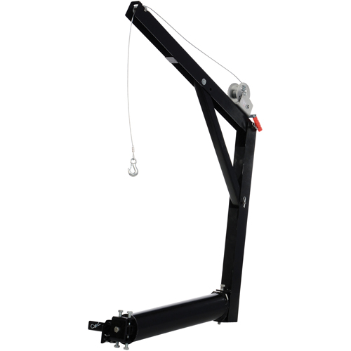 Hitch Mounted Truck Jib Crane, 600 lbs. (0.3 tons) Capacity, 84-5/8" Max. Clearance Helyx Safety & Industrial Supplies