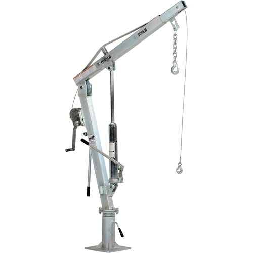 Grue &agrave; fl&egrave;che pour camion actionn&eacute;e par treuil, Capacit&eacute; de 500 lb (0,25 tonne), Limite de 99" Helyx Safety & Industrial Supplies