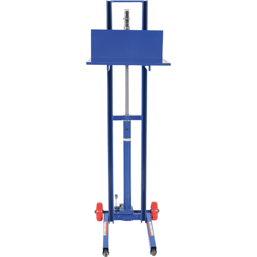 Hydraulic Platform Lift Stacker, Foot Pump Operated, 400 lbs. Capacity, 51-1/8" Max Lift Helyx Safety & Industrial Supplies