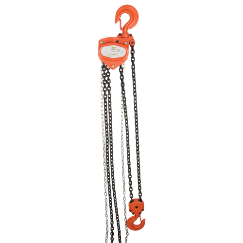 Chain Hoist, 10' Lift, 2000 lbs. (1 tons) Capacity, Alloy Steel Chain Helyx Safety & Industrial Supplies