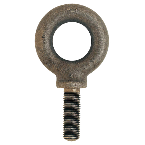 Eye Bolt, 65 mm Dia., 44.5 mm L, Uncoated Natural Finish, 3520 lbs. (1.76 tons) Capacity Helyx Safety & Industrial Supplies