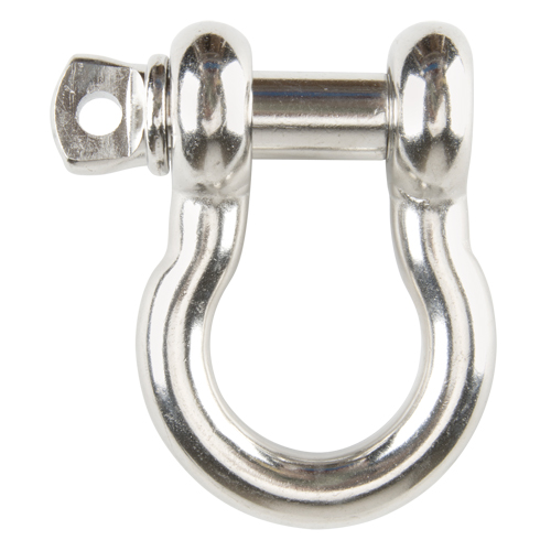 Screw Pin Anchor Shackle, 3/16", Screw Pin, Stainless Steel Helyx Safety & Industrial Supplies